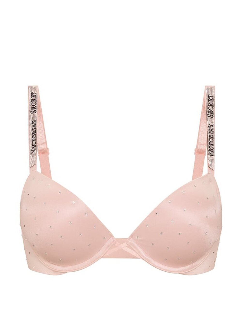 New! Victoria’s Secret Pink Bombshell Shine Strap Push-Up Bra 32B 34923